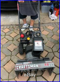 Crafstman 5.0 22 Snowblower