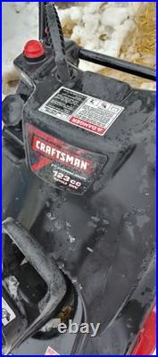 Craftsman 21 Snow Blower 123cc 4cycle Snow Blower pull start only