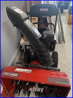 Craftsman 24 Clearing Width Snowblower, Electric Start