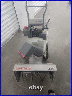 Craftsman 24 Inch 2 Stage Snowblower. Electric Start, Self Propelled
