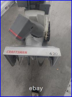 Craftsman 24 Inch 2 Stage Snowblower. Electric Start, Self Propelled