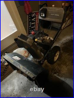 Craftsman 9.0/28 Two Stage Gas Snow Blower 28 Electric Start Steel Black