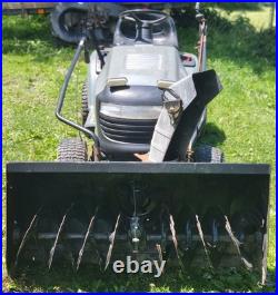 Craftsman Lts1500 Lawn Tractor with Snowblower Attachment Used Works Craftsman Lts1500 Lawn Tractor with Snowblower Attachment Used Works