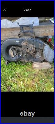 Craftsman Lts1500 Lawn Tractor with Snowblower Attachment Used Works Craftsman Lts1500 Lawn Tractor with Snowblower Attachment Used Works