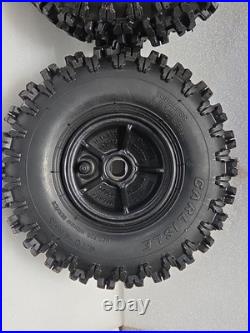 Craftsman MTD Snowblower 4.10-4 Wheel & Tire Carlisle Double-D Flat End Axle