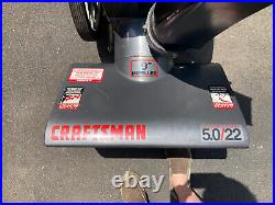 Craftsman Model 536.884790 22 5HP Snowblower Used in Good Working Condition