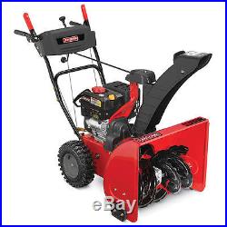 Craftsman Two Stage 24 in. 208 cc Push Button Start Snow Blower New in 2014