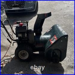Craftsman Two Stage Gas Snow Blower 24 in Steel Chute Electric Start
