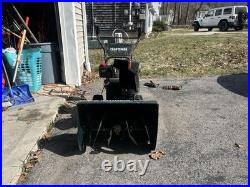 Craftsman Two Stage Gas Snow Blower 24 in Steel Chute Electric Start
