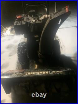 Craftsman Two Stage Gas Snow Blower 26 9.0 HP Electric Start Green