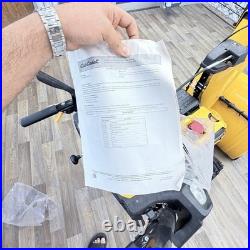 Cub Cadet 3X 24 Two-Stage Gas Snow Blower 24 in Electric Start YellowithBlack