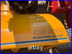 Cub Cadet 926 SWE 8.5 HP Snow Blower Electric Start