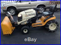 Cub Cadet super LT 1550 tractor with snowblower