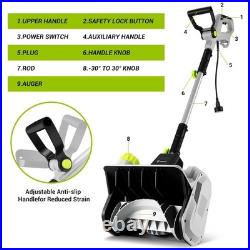 DEKOPRO 14-Inch Corded Electric Snow Blower, 1500w High-Power Snow Blower DEKOPRO 14-Inch Corded Electric Snow Blower, 1500w High-Power Snow Blower
