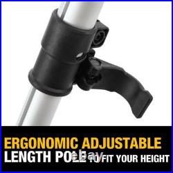 DEWALT 10 In. 20-Volt MAX Battery Powered Snow Shovel Snow Thrower with Adjustab