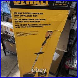 DEWALT 10 in. 20-Volt MAX Battery Snow Shovel with Adjustable Direction & Handle