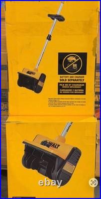 DEWALT 10 in. 20-Volt MAX Battery Snow Shovel with Adjustable Direction & Handle