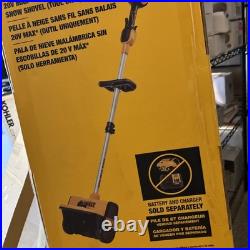 DEWALT 10 in. 20-Volt MAX Battery Snow Shovel with Adjustable Direction & Handle