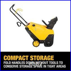 DEWALT 21 in. 179 cc Single-Stage Gas Snow Blower