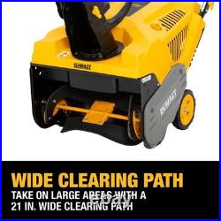 DEWALT 21 in. 179 cc Single-Stage Gas Snow Blower