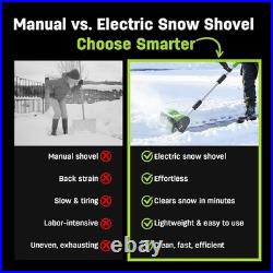 Deli STEELITE 42V 12 Cordless Snow Shovel with 2 x 4.0Ah 21V Batteries&Chargers Deli STEELITE 42V 12 Cordless Snow Shovel with 2 x 4.0Ah 21V Batteries&Chargers