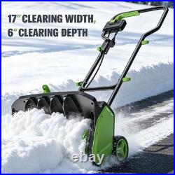 Deli Steelite 17in 12-Amp 120V Electric Corded Snow Shovel/Blower on Wheels