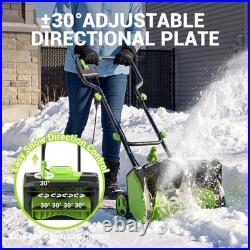 Deli Steelite 17in 12-Amp 120V Electric Corded Snow Shovel/Blower on Wheels
