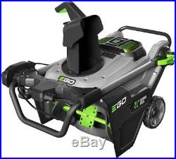 EGO 21 in. Single-Stage 56-Volt Lithium-Ion Cordless Electric Snow Blower 2 batt
