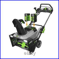 EGO Electric Snow Blower 56-Volt Li-Ion Cordless Two 5.0Ah Batteries Charger