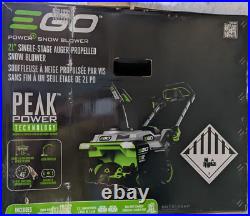 EGO SNT2125AP Auger Propelled 21 Snow Blower with (2) 7.5Ah Batteries & Charger
