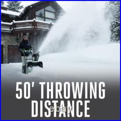 EGO SNT2406-4 2-Stage Self Propelled Snow Blower with (4) 10Ah Batteries & Charger EGO SNT2406-4 2-Stage Self Propelled Snow Blower with (4) 10Ah Batteries & Charger