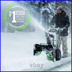 EGO SNT2406-4 2-Stage Self Propelled Snow Blower with (4) 10Ah Batteries & Charger EGO SNT2406-4 2-Stage Self Propelled Snow Blower with (4) 10Ah Batteries & Charger