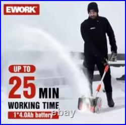 EWORK Electric Snow Shovel Cordless, 20V 11 Lightweight