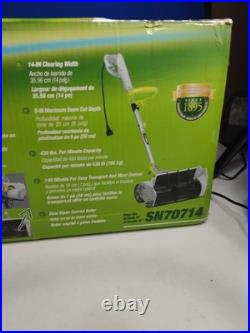 Earthwise 14 Inch Corded Snow Thrower SN70714 New