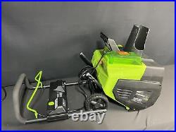 Earthwise SN722018 18 Electric 40V Cordless Snow Thrower New Open Box