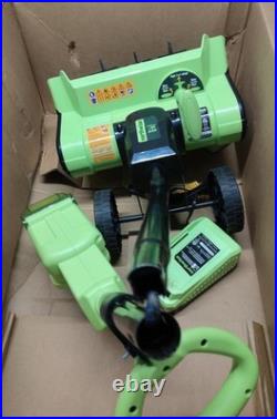 Earthwise SN74016 40V Cordless Electric Snow Shovel 16 With Battery And Charger