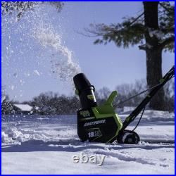 Earthwise SN74018 Cordless Electric 40-Volt 4Ah Brushless Motor, 18-Inch Snow Earthwise SN74018 Cordless Electric 40-Volt 4Ah Brushless Motor, 18-Inch Snow