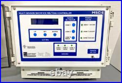 EasyHeat MSC-1 Controller Driveway Asphalt Snow Melt Control Unit Power Tested