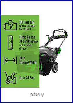 Ego Power+ SNT2100 21 56-Volt Cordless Snow Blower Bare Tool 21-Inch + Warranty