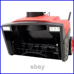Electric Corded Snow Blower 20-Inch Width 3100 RPM Electric Snow Shovel Thrower