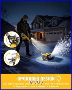 Electric Cordless Snow Shovel Compatible with Dewalt 20V Battery, 12X6 Clearin Electric Cordless Snow Shovel Compatible with Dewalt 20V Battery, 12X6 Clearin