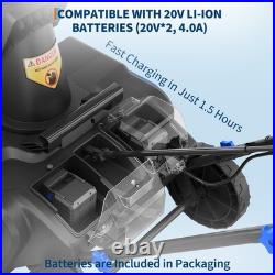 Electric Snow Blower 20 Inch Cordless with 2X 20V Batteries NEW