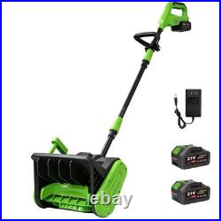 Electric Snow Shovel 40V Dual Safety Switch 13 Inch 2 Battery Charger Set Electric Snow Shovel 40V Dual Safety Switch 13 Inch 2 Battery Charger Set