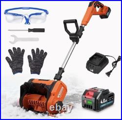 Electric Snow Shovel, Cordless, includes 4A 21V Battery And Accessories, New