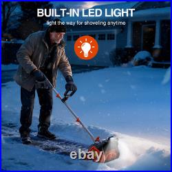 Electric Snow Shovel with Wheels 40V 16.5 Brushless Cordless Snow Blower 25.0
