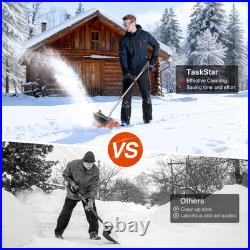 Electric Snow Shovel with Wheels 40V 16.5 Brushless Cordless Snow Blower 25.0