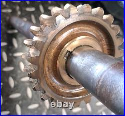 Estate 10HP 29 Snowblower 1 Dia Auger Shaft & Gear Asm Murray NOMA NLA