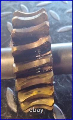 Estate B3314000 322337 NOMA 1033 33 Snowblower Auger Shaft & Worm Gear OBSOLETE