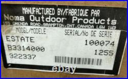 Estate B3314000 322337 NOMA 1033 33 Snowblower Auger Shaft & Worm Gear OBSOLETE