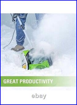 GREENWORKS 8A 12 inch Corded Electric Snow Shovel SSA103